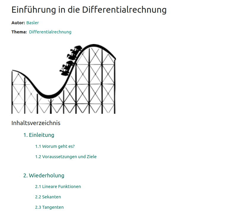 Differenziale - Wiederholung