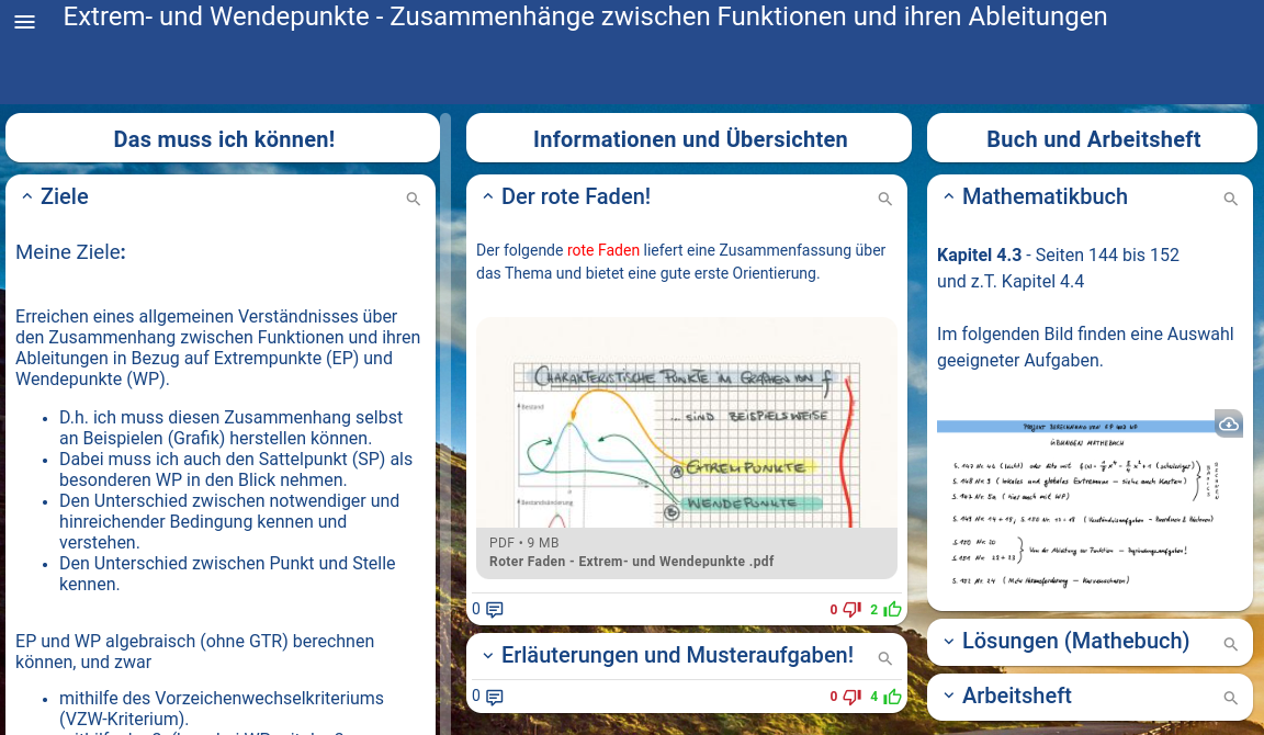 Differenziale - Extrempunkte und Wendepunkte